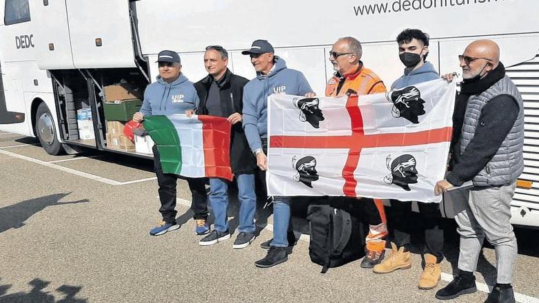 Diario di viaggio dei pullman sardi in Ucraina: giorno 1