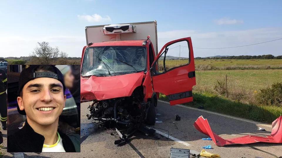 Stintino, scontro fra auto e furgone: muore un 22enne di Porto Torres