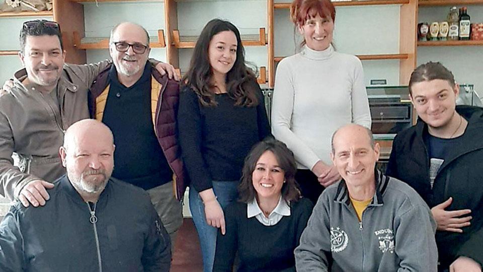 Lo staff del panificio Nicolini