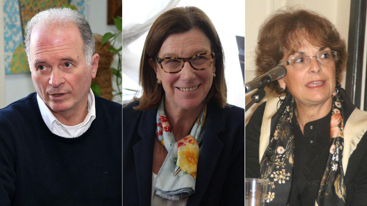 Nella foto a sinistra Massimo Fontanelli, Maria Pia Mencacci e Giovanna Stefani