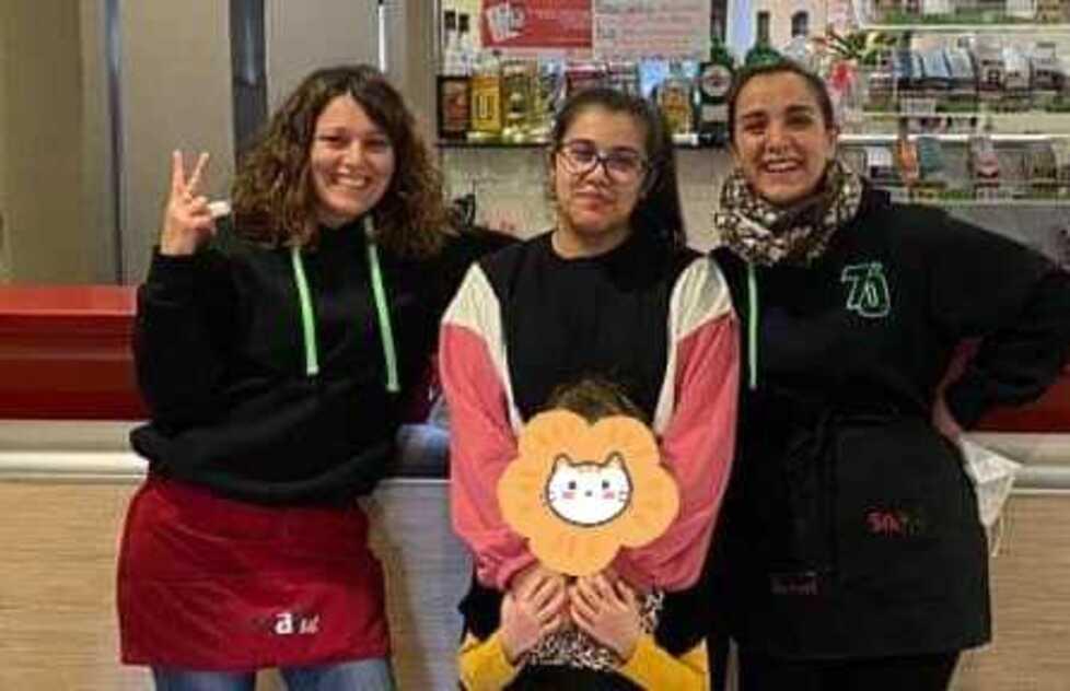 Anna Maria, Maria Grazia e Angela nel loro bar