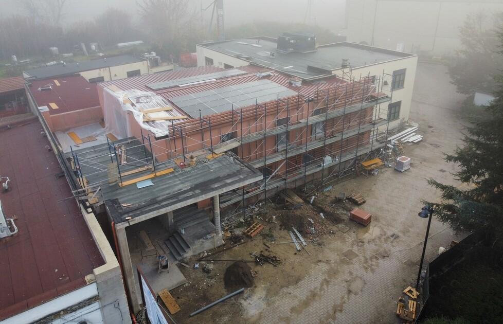 l cantiere della casa della salute (foto d'archivio)