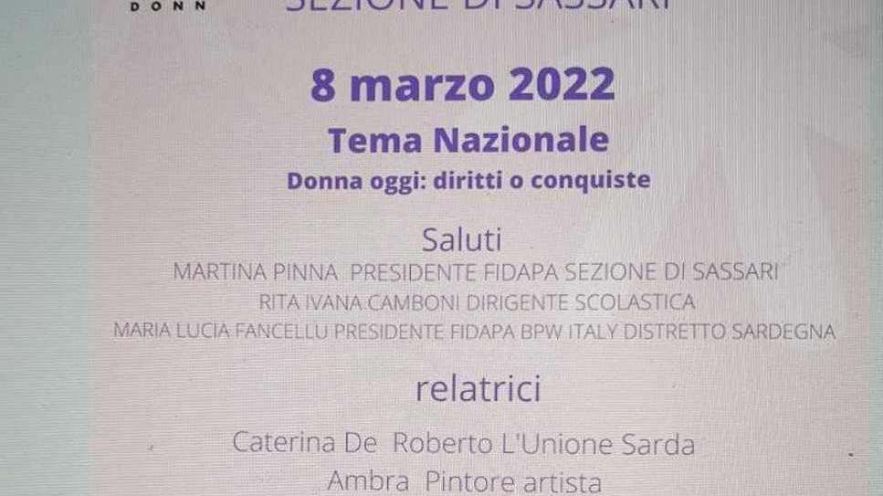 Il ruolo della donna “tra diritti e conquiste”