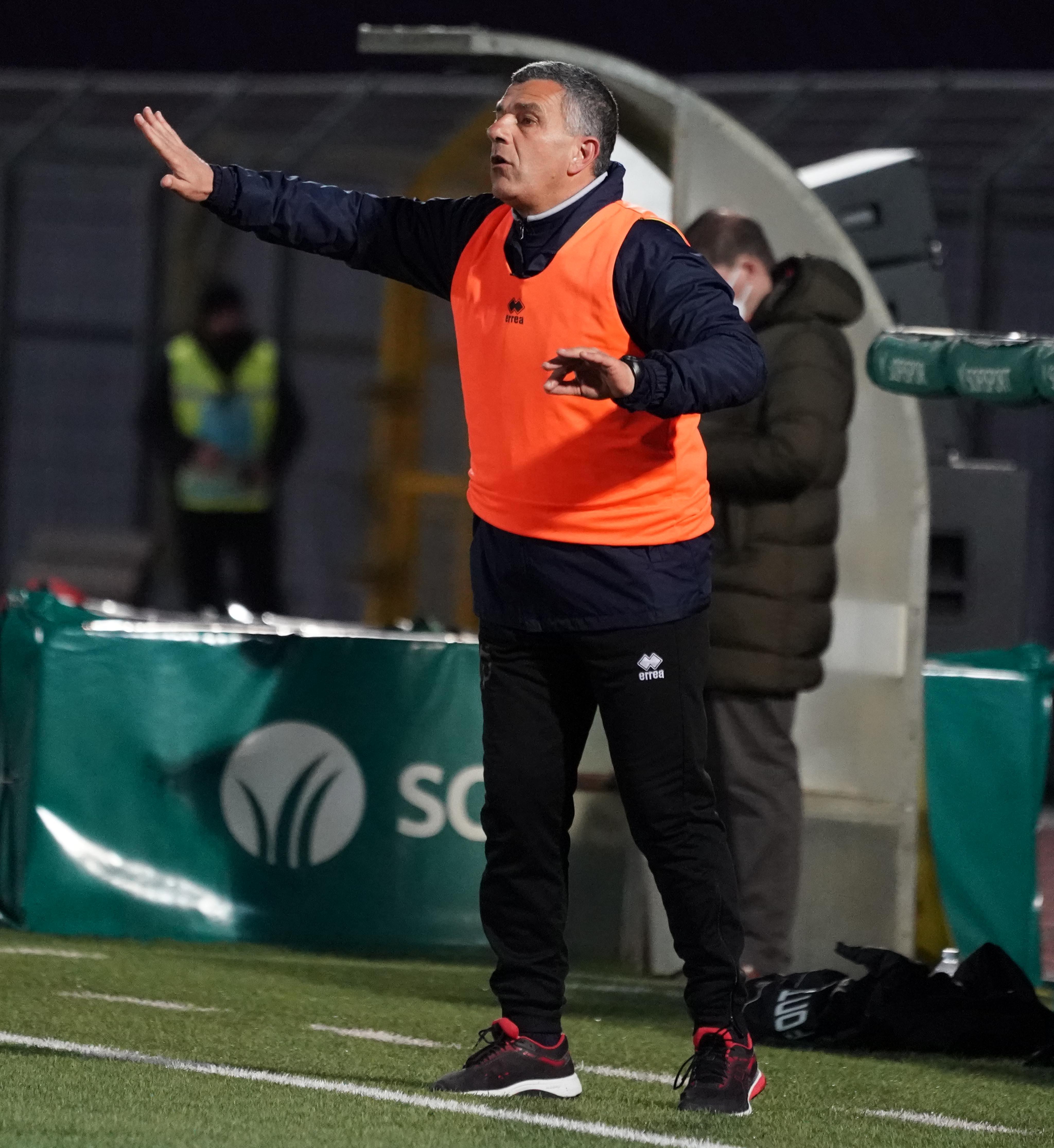 Il tecnico del Pontedera Ivan Maraia (foto Franco Silvi)