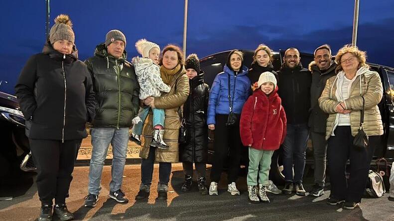 In furgone da Massa al confine ucraino per portare in salvo donne e bambini