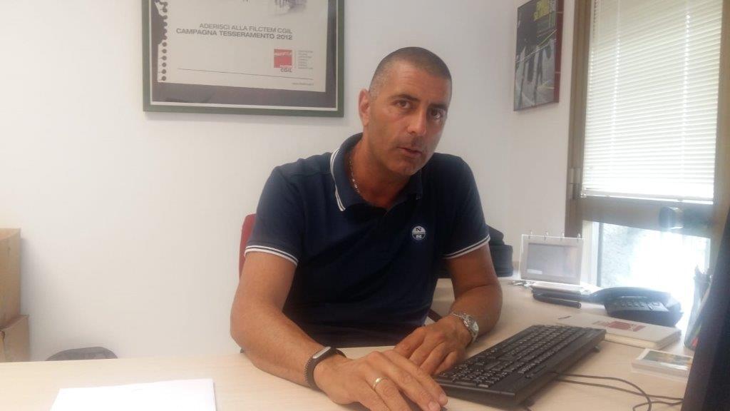 Franco Galeotti, segretario della Filcams Cgil