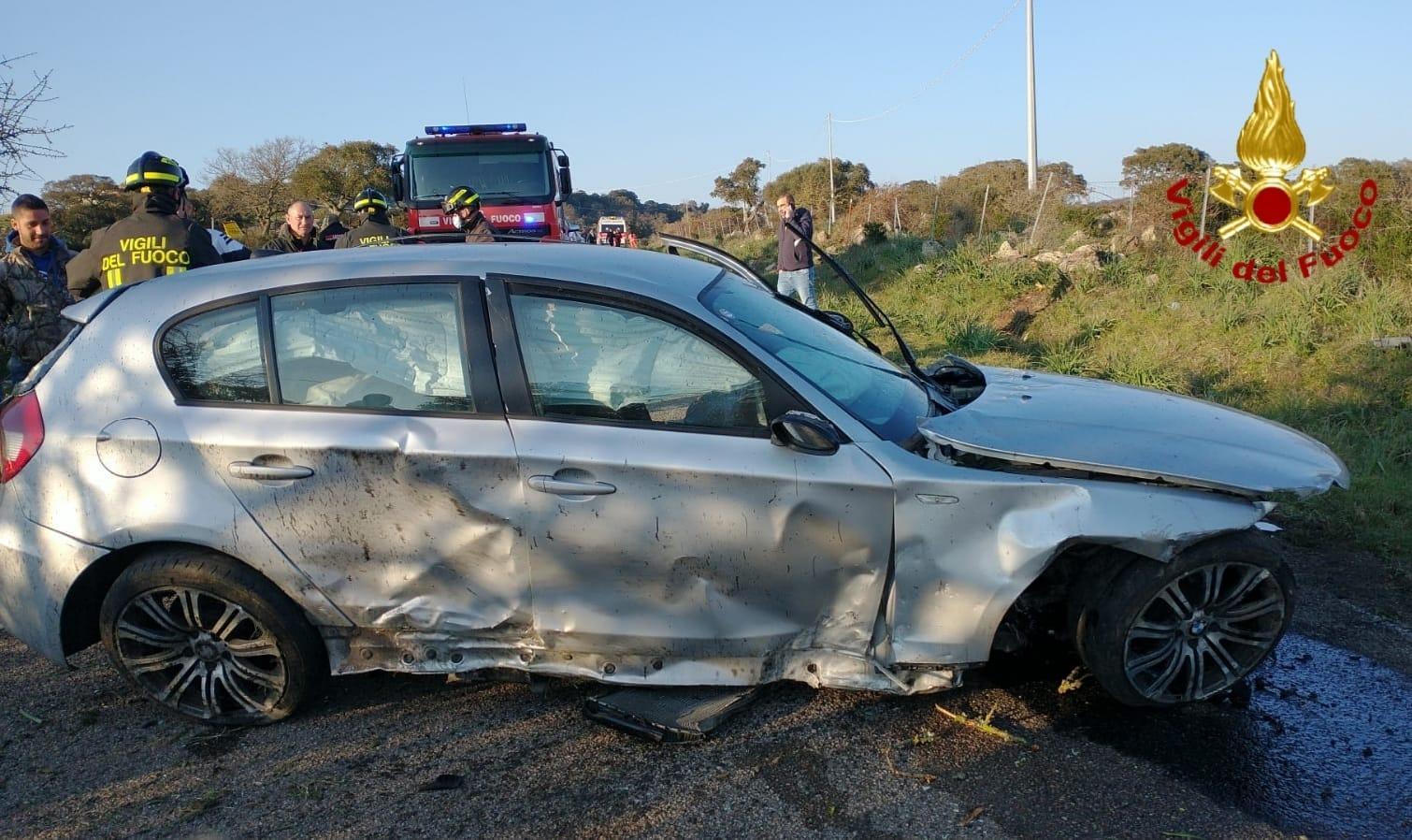 Incidente stradale sulla Ittiri-Romana: un ferito