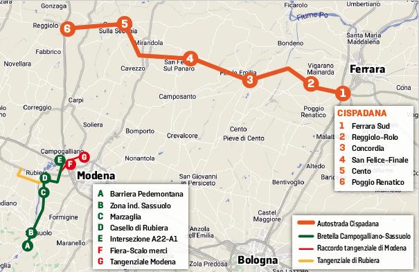 Bonaccini-Zaia, patto per le grandi opere: «Entro due anni A22, Bretella e Cispadana» 