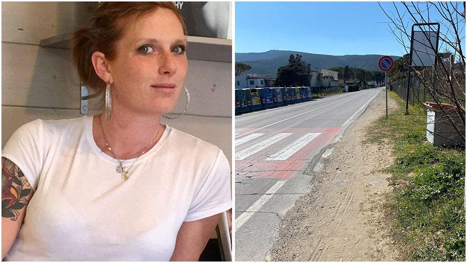 Katherine Comolli e l’attraversamento sulla Giannella in cui ha rischiato di essere investita con la figlia