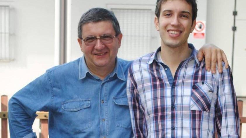 Paolo Eletti con il figlio Marco
