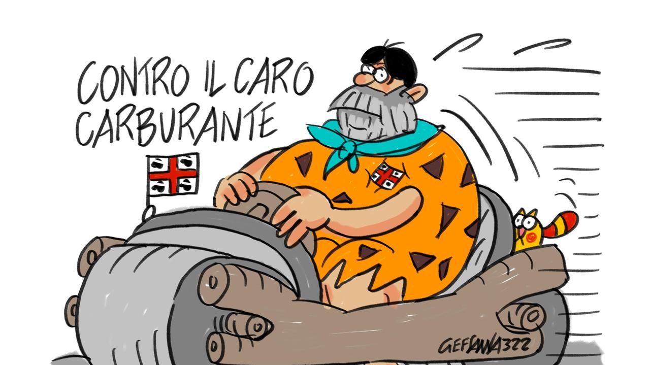 La vignetta di Gef: contro il caro carburante
