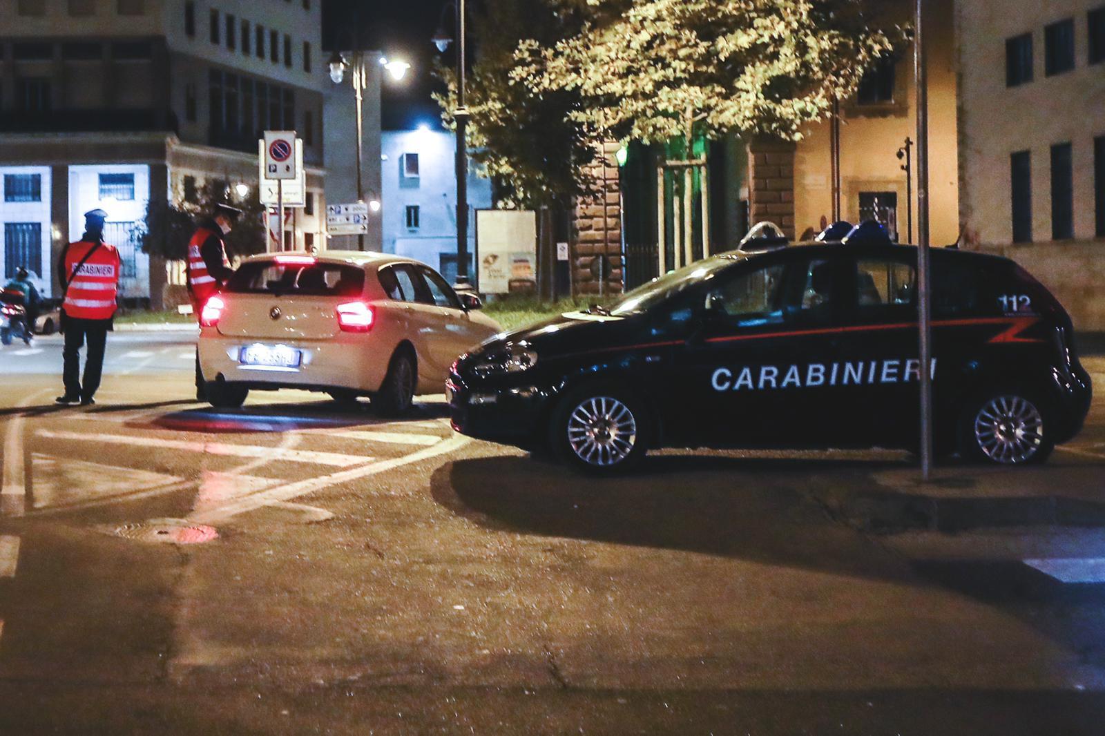 Una pattuglia dei carabinieri della Compagnia di Livorno (foto d'archivio)