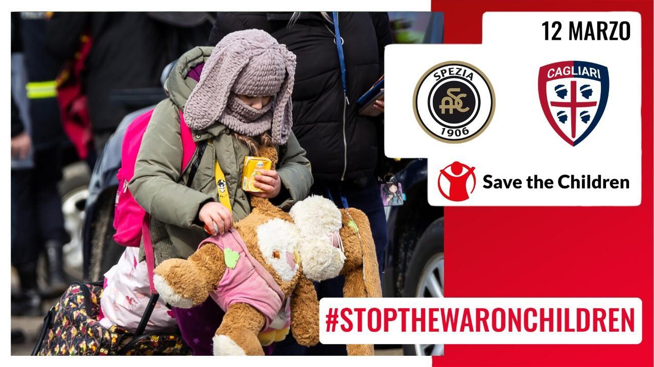 Spezia e Cagliari in campo per i bambini dell'Ucraina 