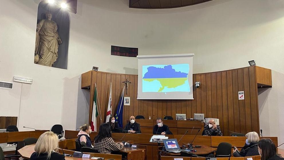 Delegazione ucraina in Comune, presto alloggi e medicinali