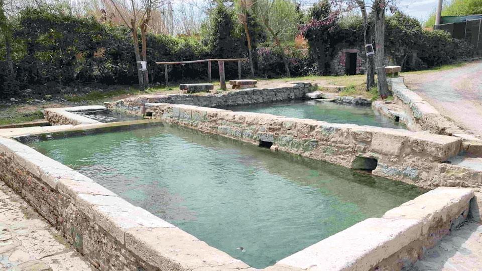 Una delle vasche termali di San Casciano dei Bagni