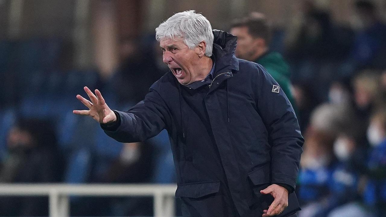 Mister Gasperini è contento della prova della sua Atalanta, ma avrebbe voluto una vittoria più rotonda in Europa League contro il Bayer Leverkusen (Foto Spada/LaPresse)