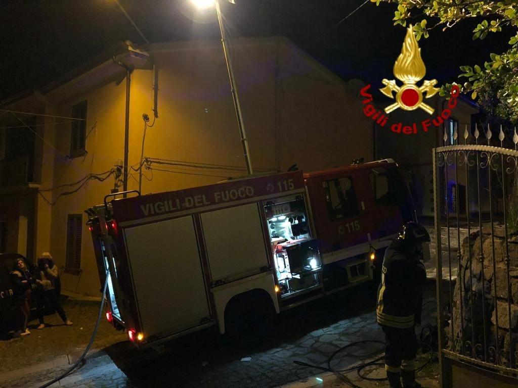 Incendio in un appartamento a Burgos