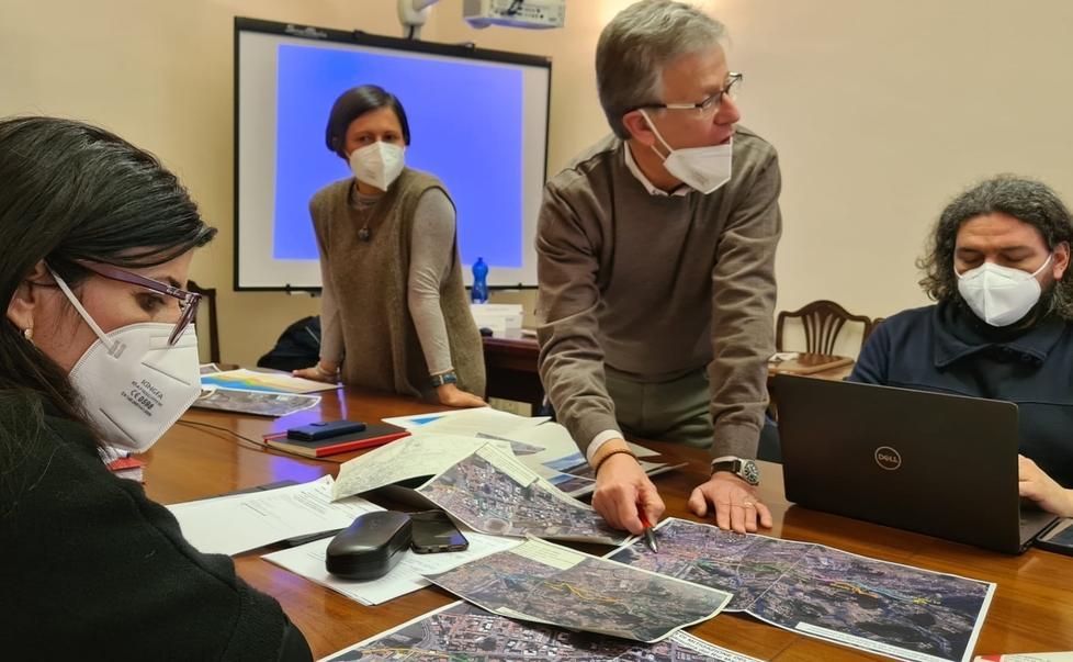 L’incontro a Palazzo Civico nella sala della giunta