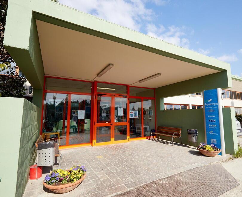 L'ingresso della piscina