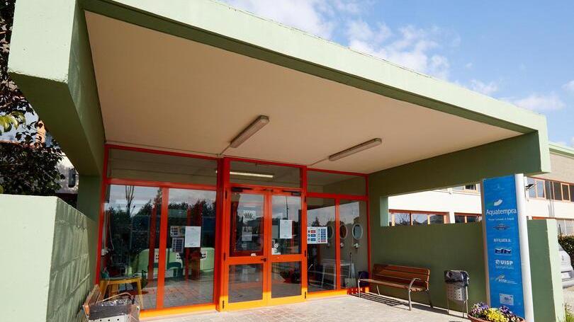 L'ingresso della piscina