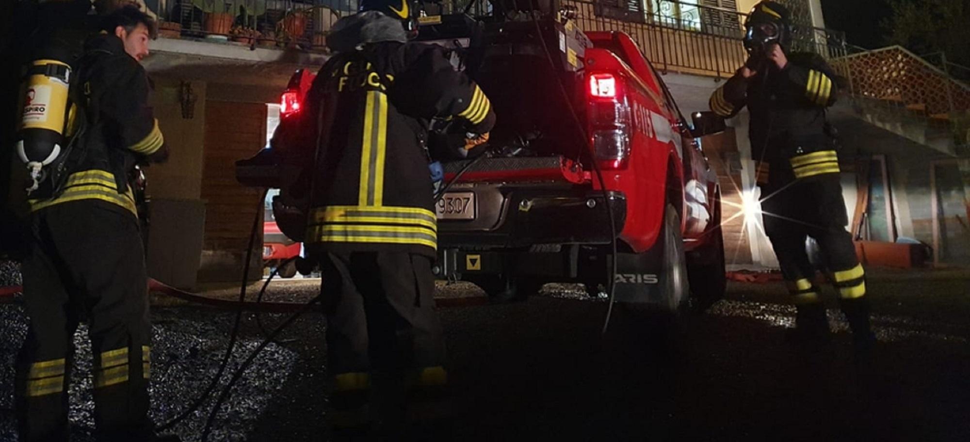 Un intervento dei vigili del fuoco (foto d'archivio)