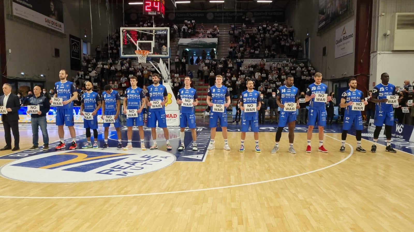 La Dinamo Sassari al PalaSerradimigni (foto Mauro Chessa)