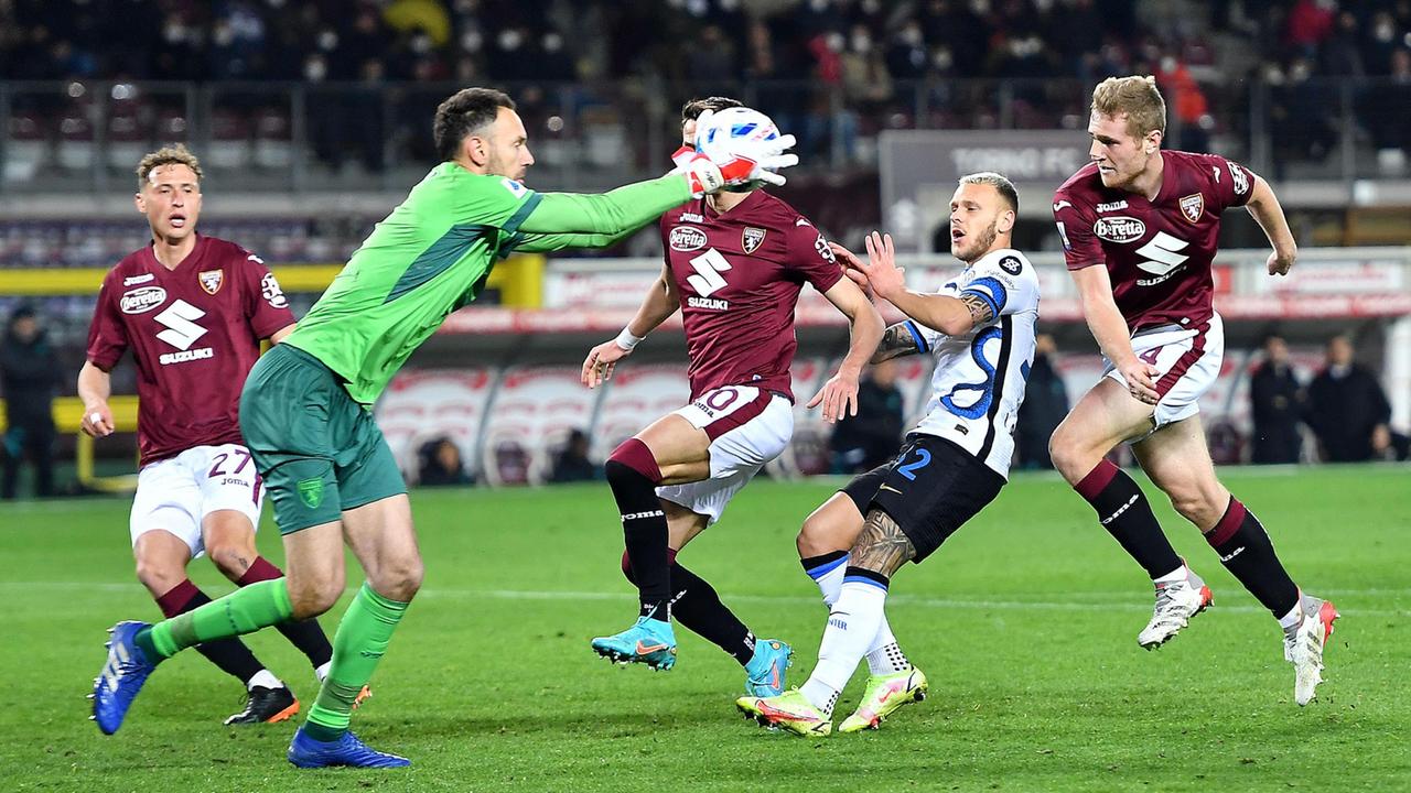A Torino finisce 1-1 tra i granata e l'Inter (Foto Ansa)