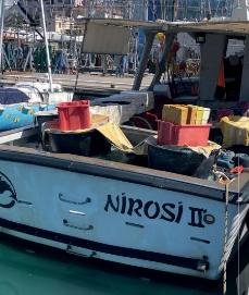 L'imbarcazionecoinvolta nella battaglia per l’ormeggio a Solvay
