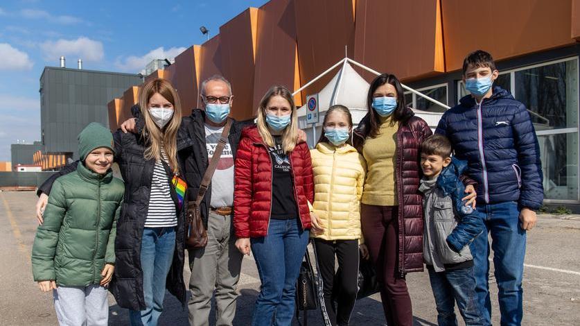 Vaccini, tamponi e visite. L’hub di Ferrara Fiera punto di assistenza per i profughi ucraini