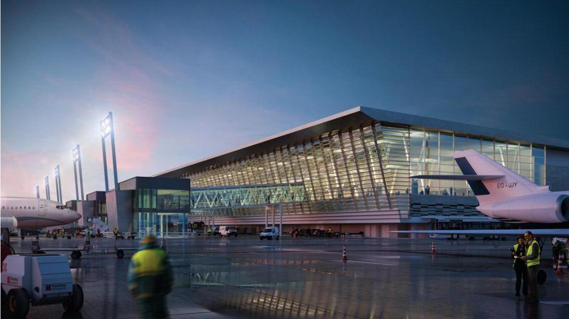 Aeroporto di Pisa, via al cantiere per l'ampliamento del terminal: obiettivo 7 milioni di passeggeri