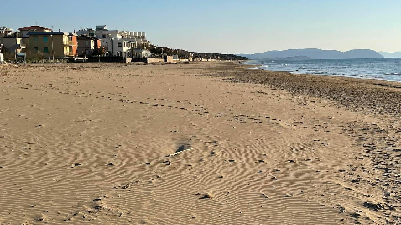 Uno scorcio della spiaggia di San Vincenzo