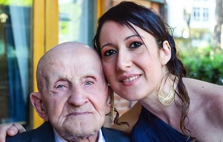 Terzilio Bonucci con l’adorata nipote Patrizia