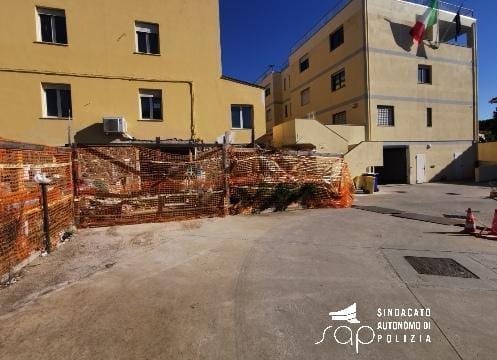 Un cantiere da lungo aperto nel commissariato di Carbonia