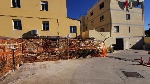 Un cantiere da lungo aperto nel commissariato di Carbonia