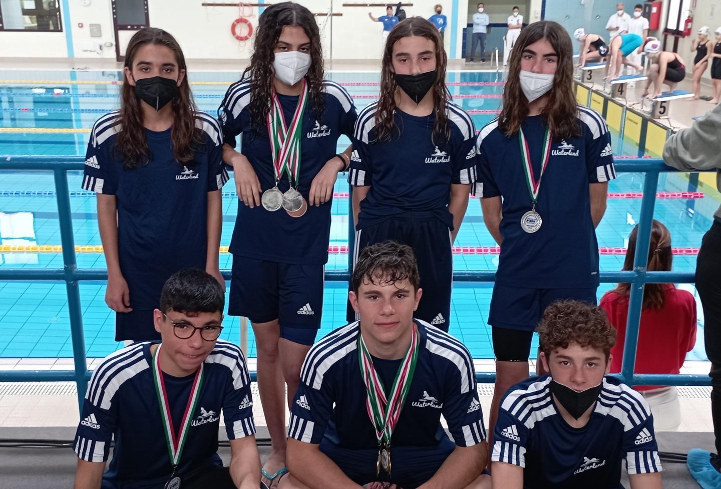 Medaglie per gli atleti Waterland 