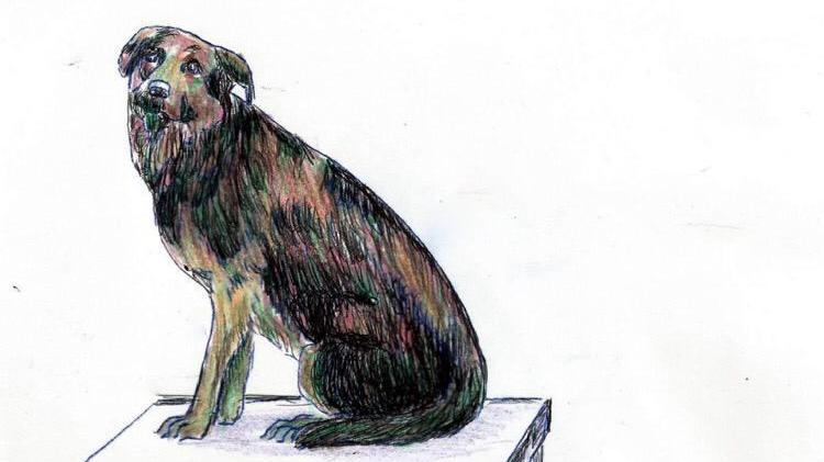 Ecco come sarà la statua di Kyra, il cane amico di bimbi, nonni e disabili