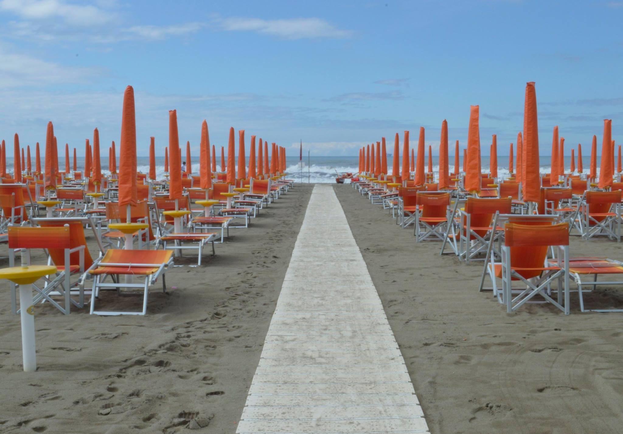 Uno scorcio del Bagno Mistral