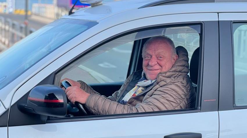 Marco Adorni, uno dei tassisti di Piombino