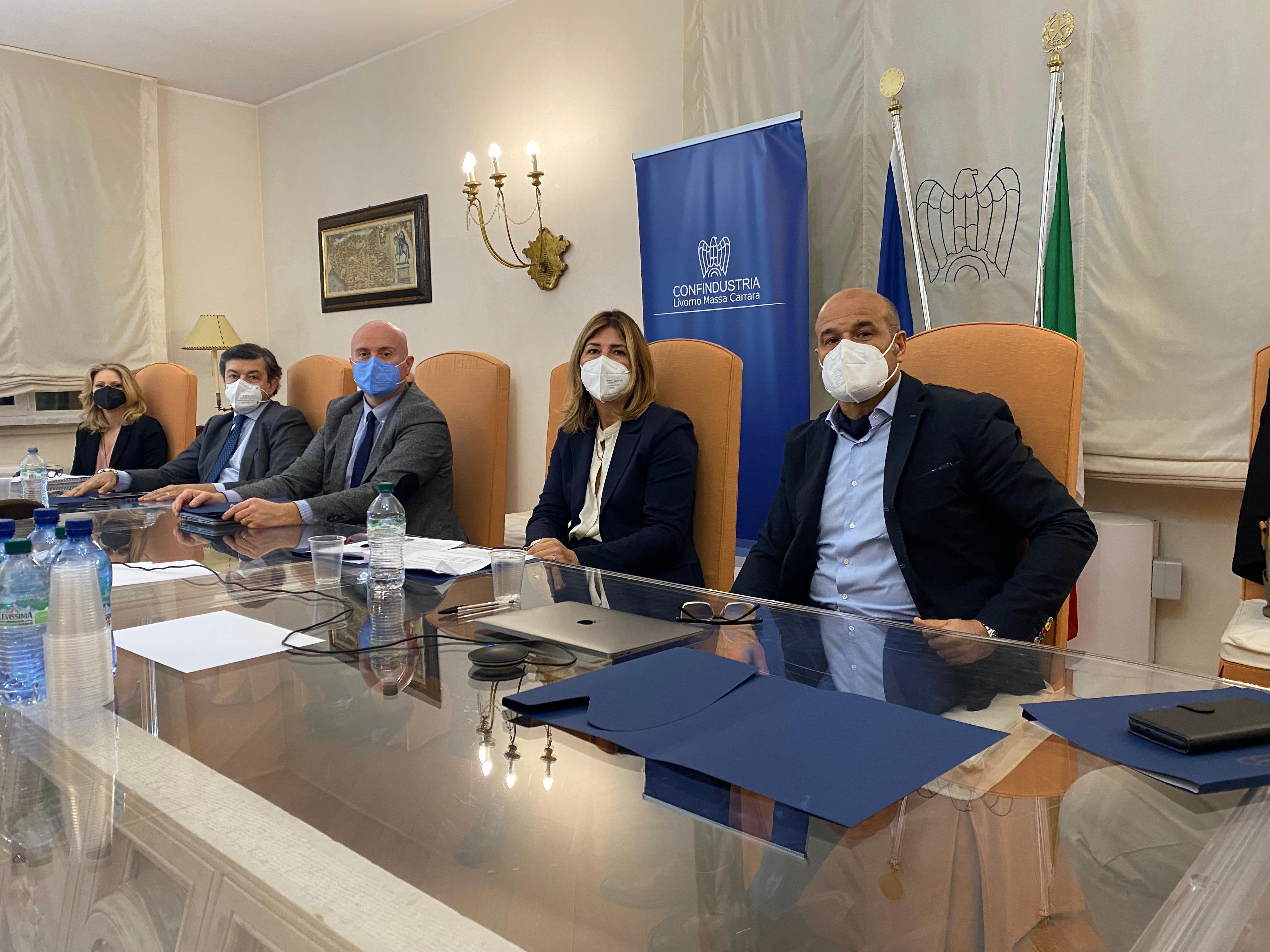 Nella foto Umberto Paoletti, Massimiliano Turci, Claudia Paoletti e Stefano Gambardella