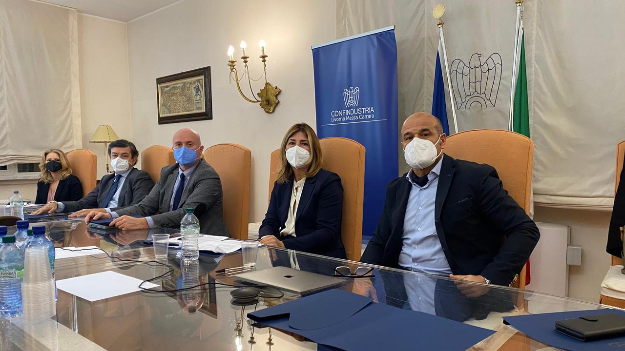 Nella foto Umberto Paoletti, Massimiliano Turci, Claudia Paoletti e Stefano Gambardella