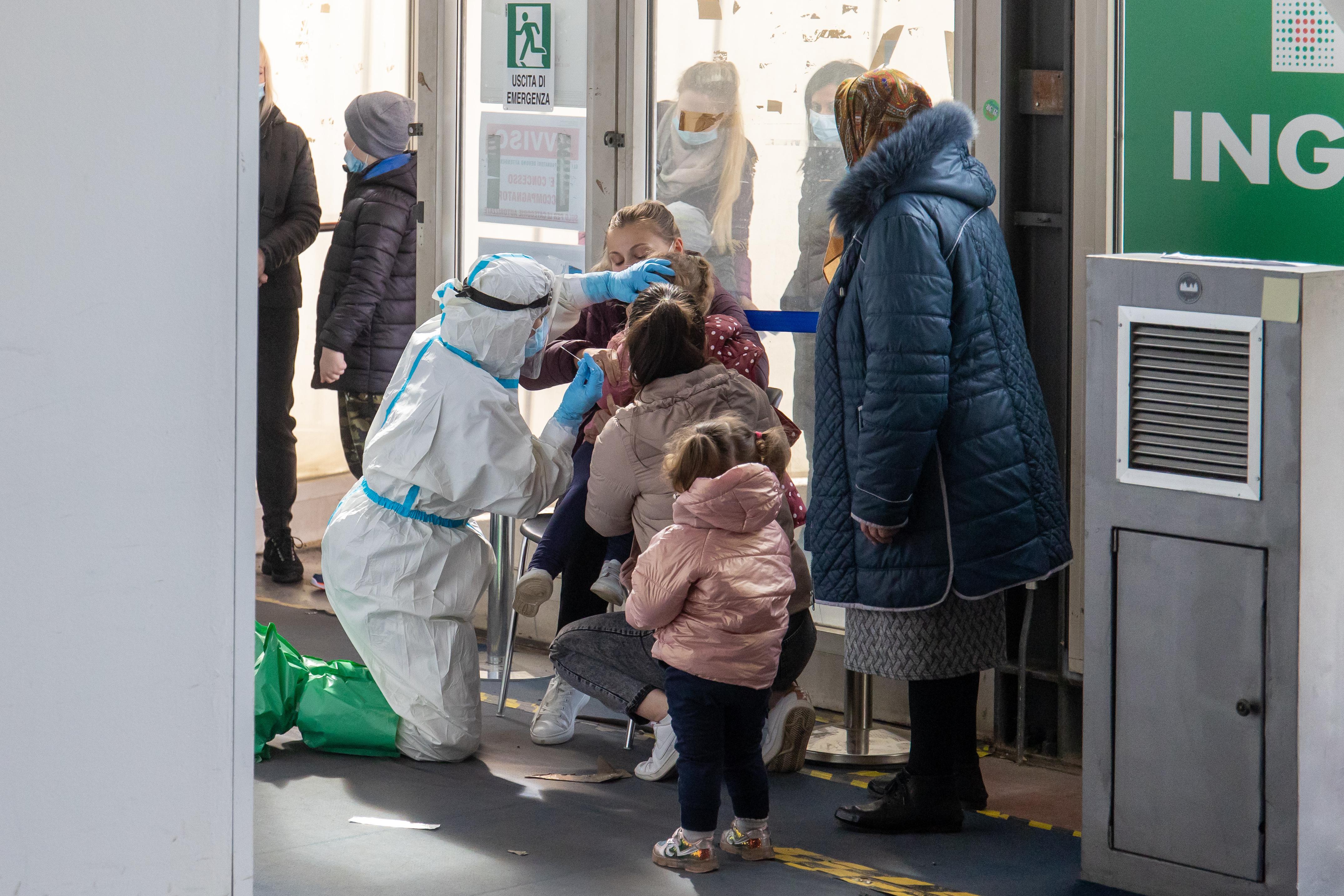 La vaccinazione di profughi ucraini a Ferrara
