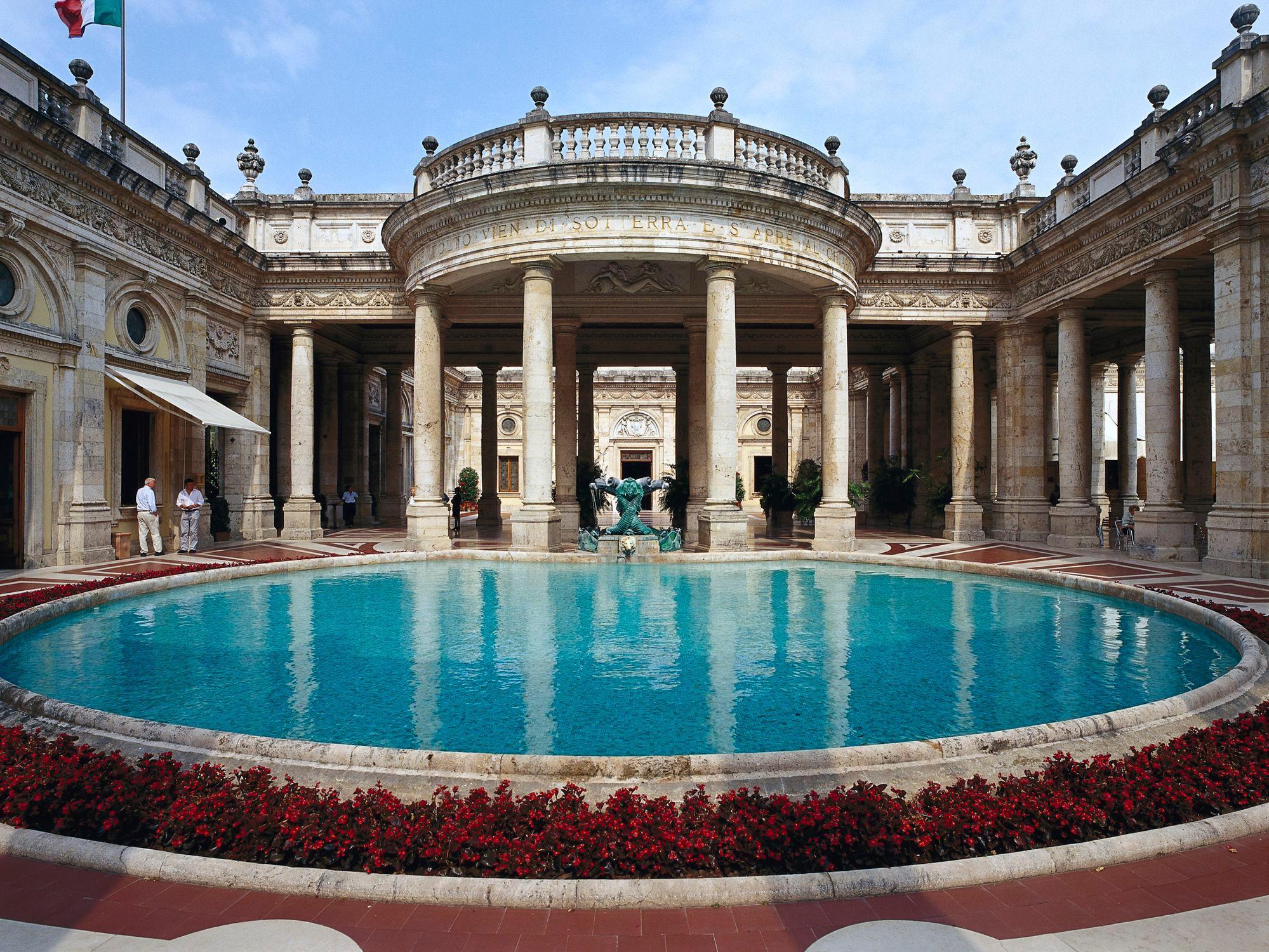 Uno scorcio delle terme Tettuccio a Montecatini