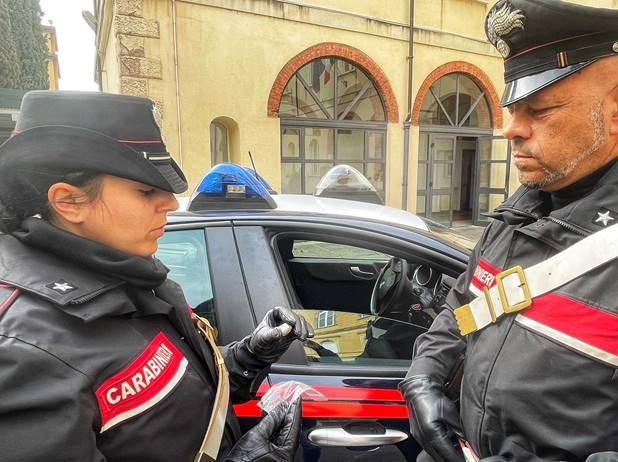 L’hashish sequestrato dai carabinieri