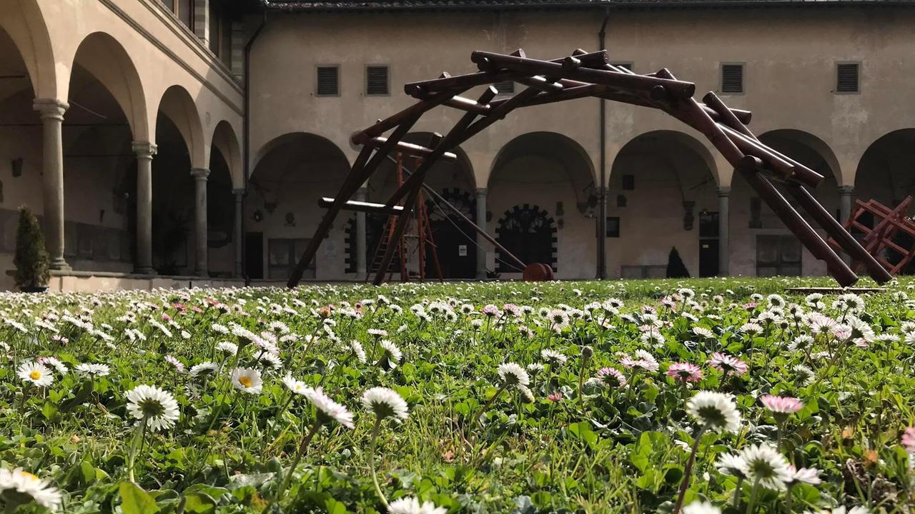 Alcune delle macchine e dei marchingegni creati da Leonardo e che saranno esposte in San Domenico