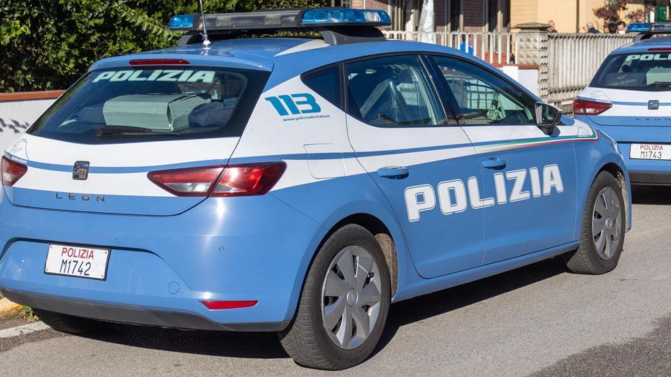 Auto della polizia foto d'archivio