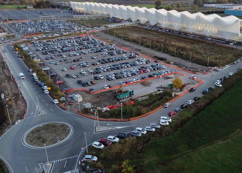 Reggio Emilia, taglio del nastro per 1.300 nuovi posti al parcheggio della Mediopadana 