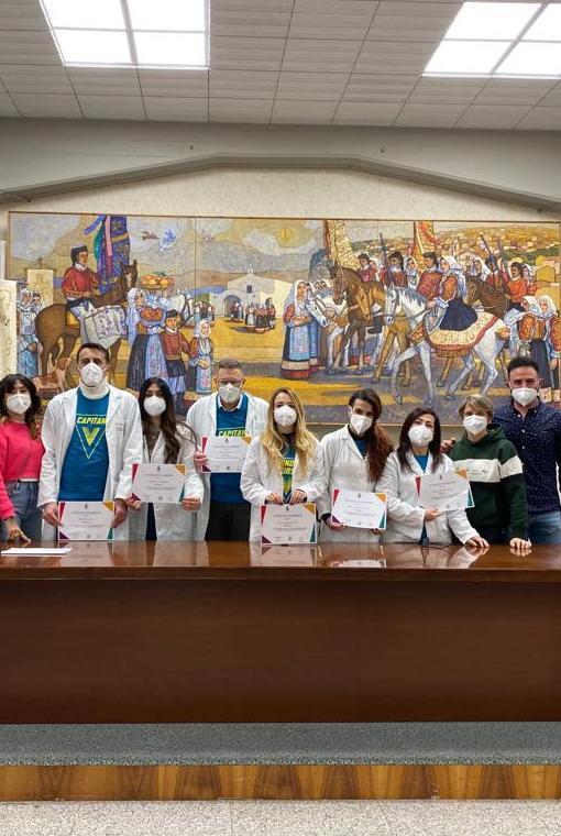 Encomio del Comune a medici e infermieri