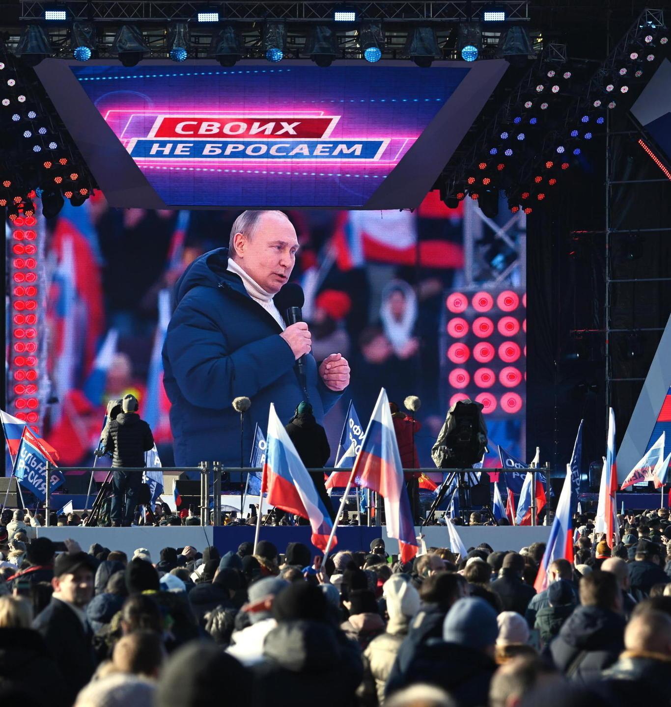 Show di Putin allo stadio «Attueremo tutti i piani» 