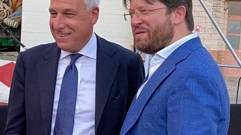 Giorgio Del Ghingaro con Alessandro Franchi in una foto pubblicata su Facebook dal sindaco