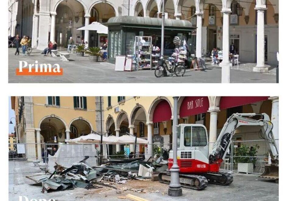 Le ruspe cancellano un pezzo di storia. Addio vecchie edicole: «Era necessario» 